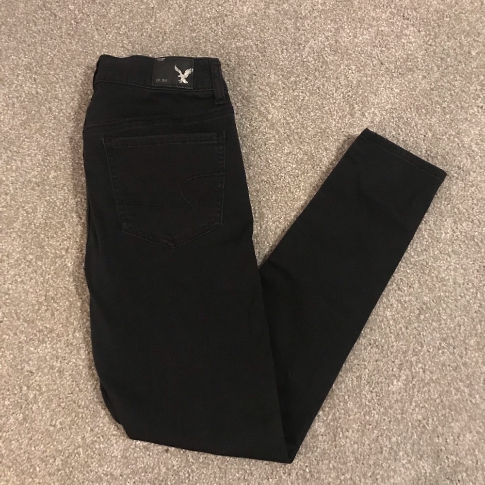 AE black jeggings